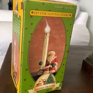 The Nostalgia Collection - Sitting Santa Candle